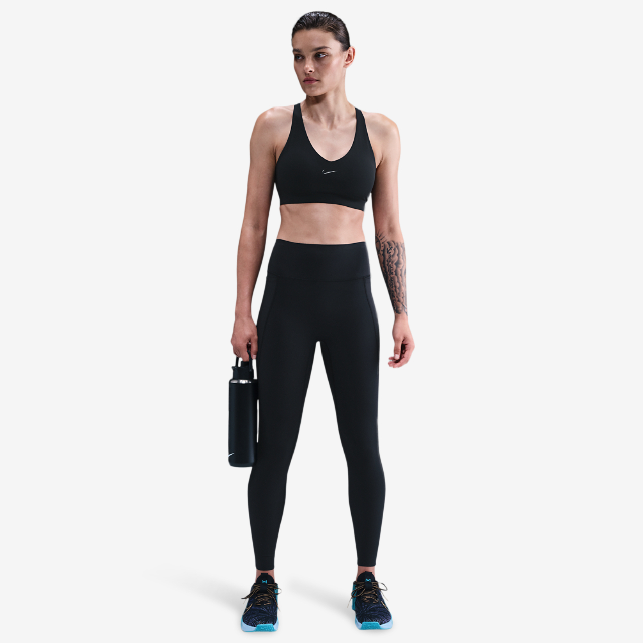 Nike Drifit Universal Medium Support Bra Image 3 of 4. Tap to open photo gallery.
