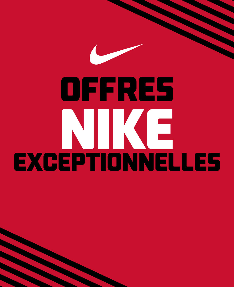 Jusqu'à 50 % de rabais sur les articles Nike