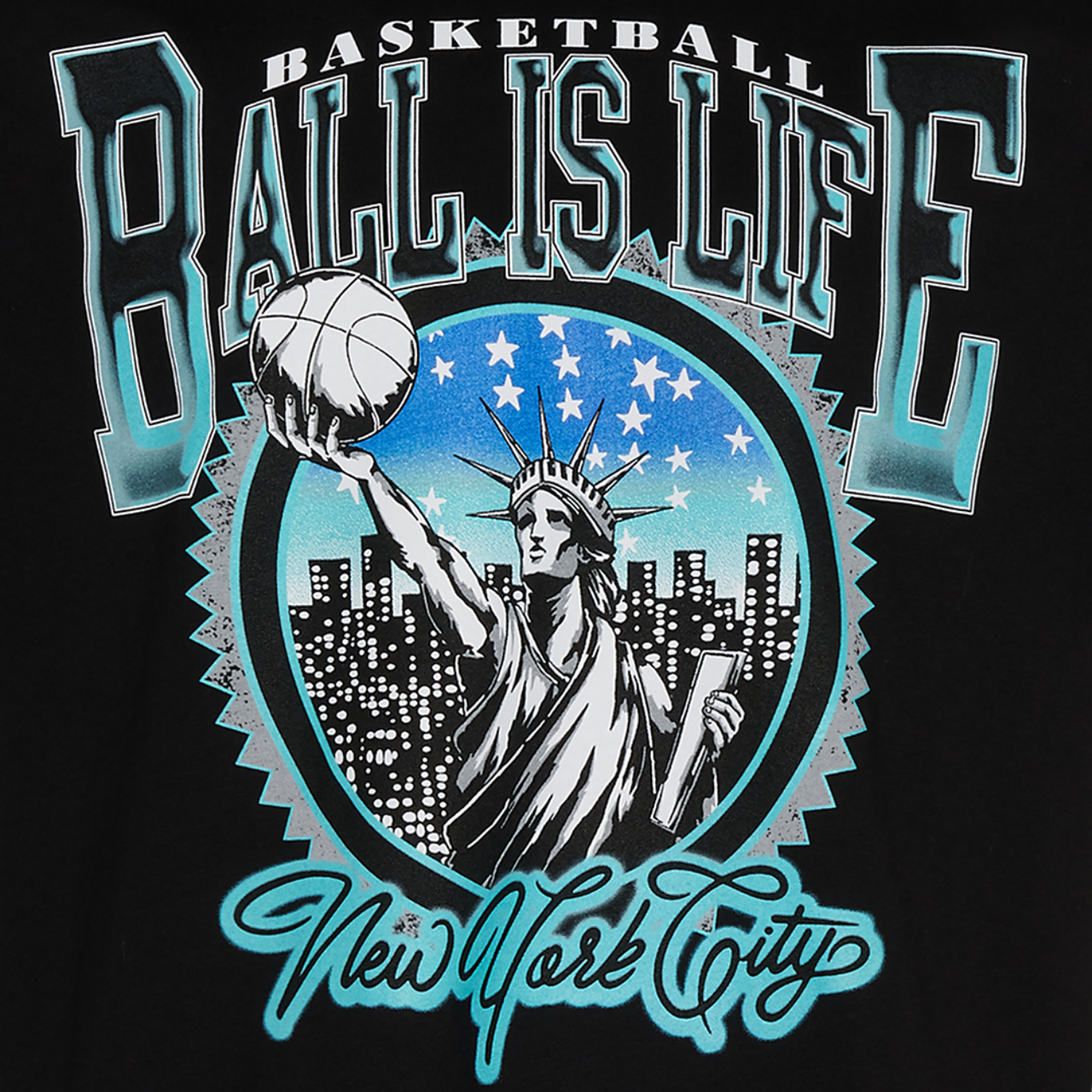 Ball Is Life NYC LL S/S T-Shirt Image 2 of 2. Tap to open photo gallery.