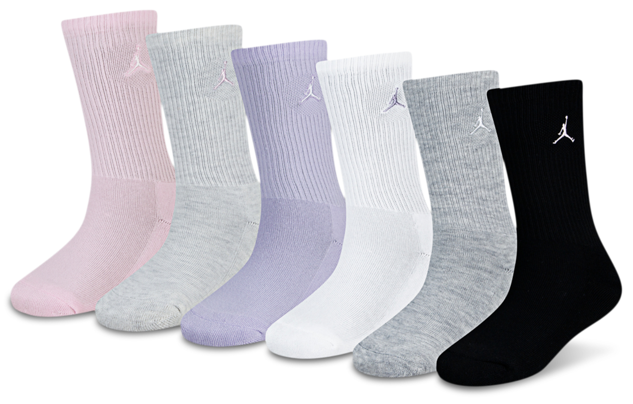 Jordan Everyday Essentials 6 Pack Crew Socks Image 1 of 2. Tap to open photo gallery.