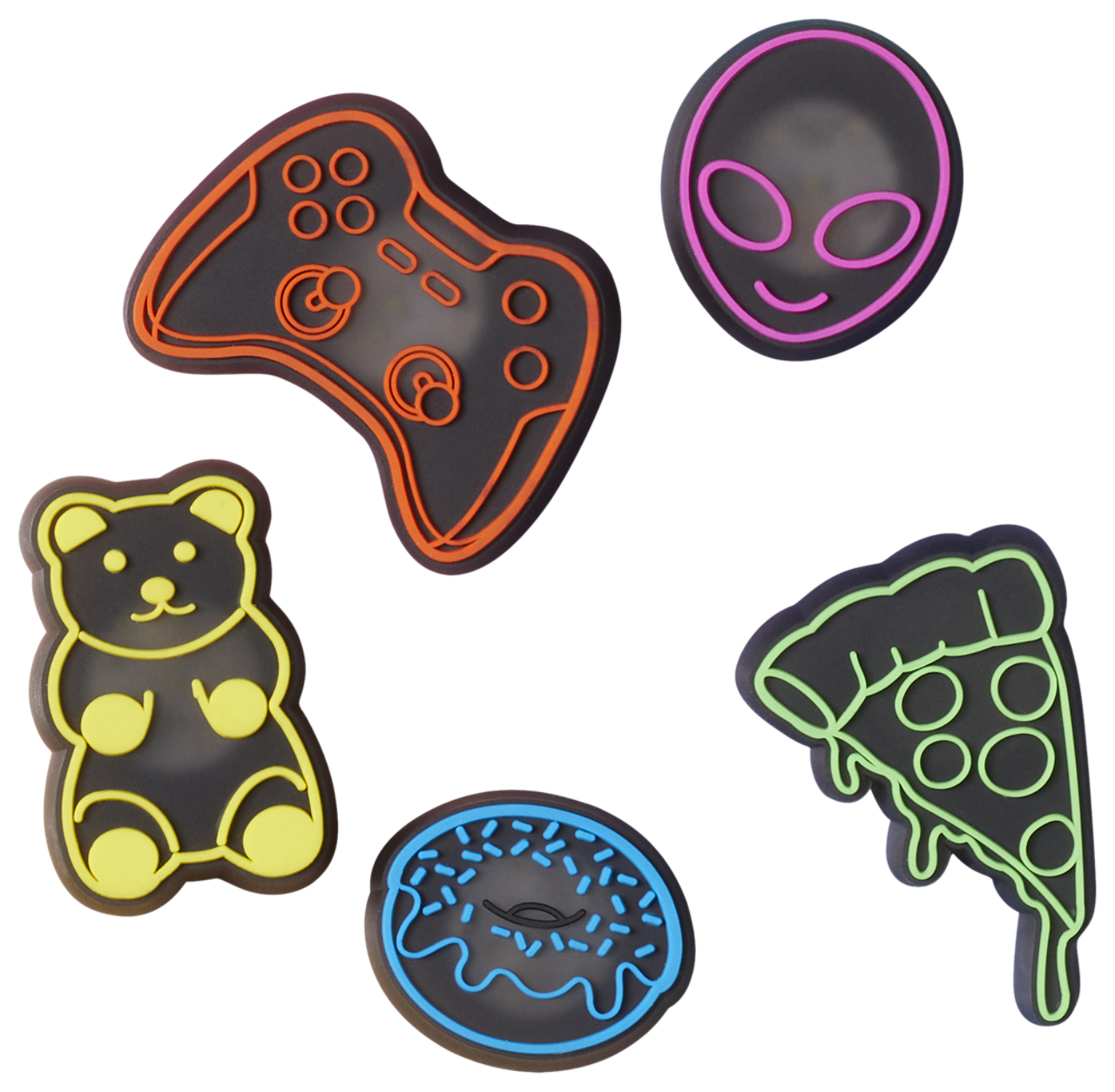 Crocs Jibbitz LED Dude Bro 5 Pack Image 1 of 7. Tap to open photo gallery.