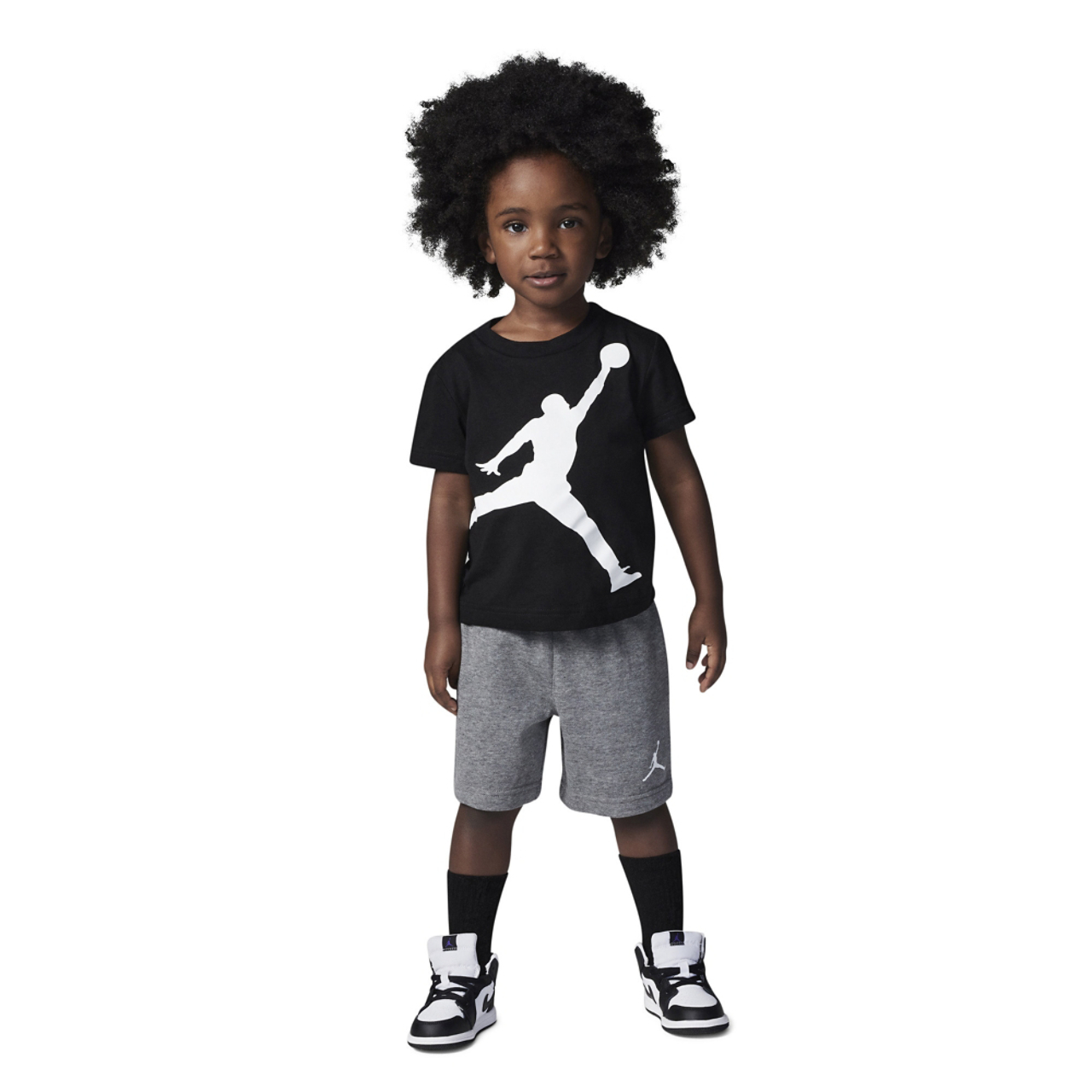 Jordan Jumbo Jumpman Shorts Set Image 1 of 7. Tap to open photo gallery.