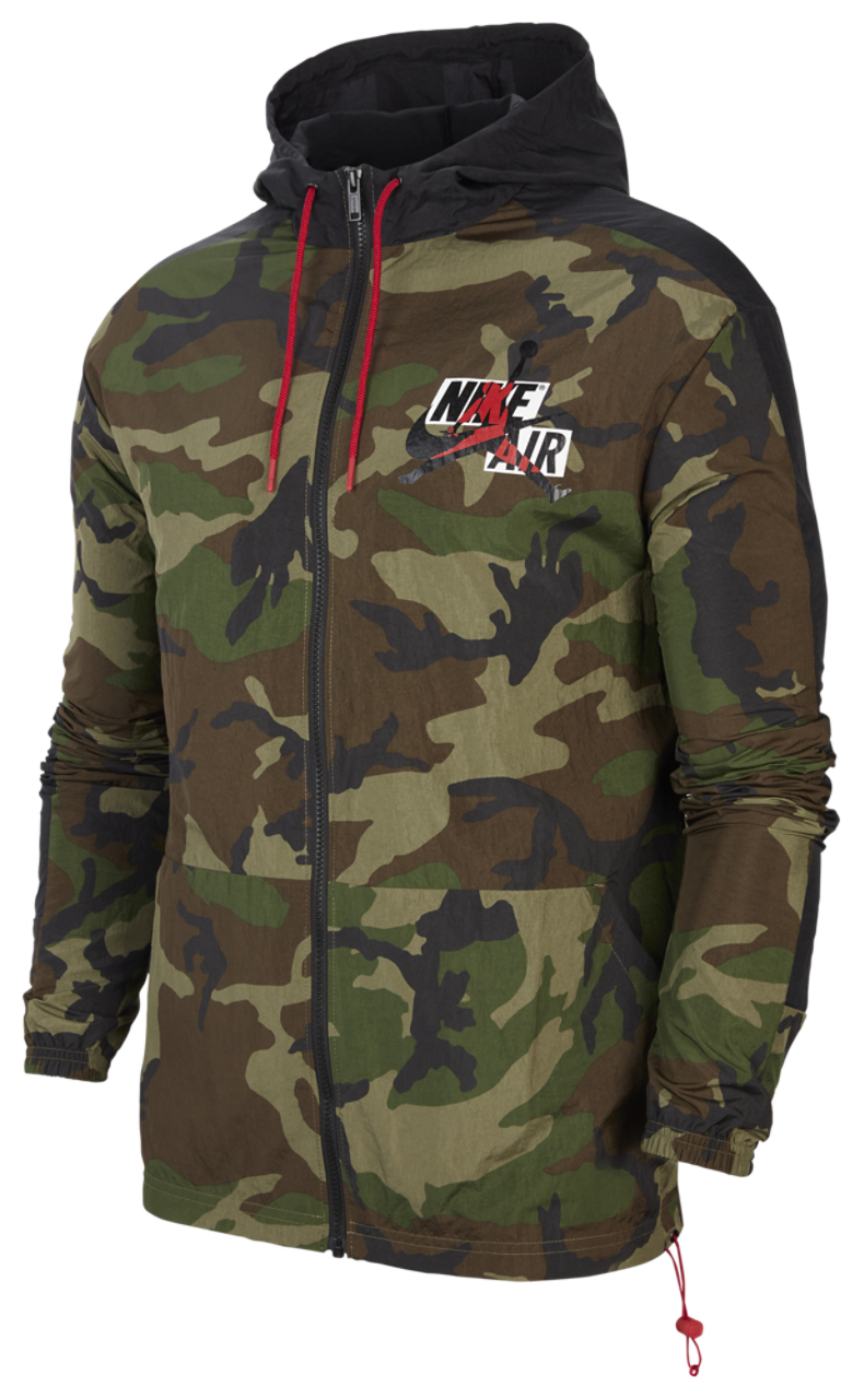 Nike Camo Mash Up Windbreaker Image 1 of 4. Tap to open photo gallery.