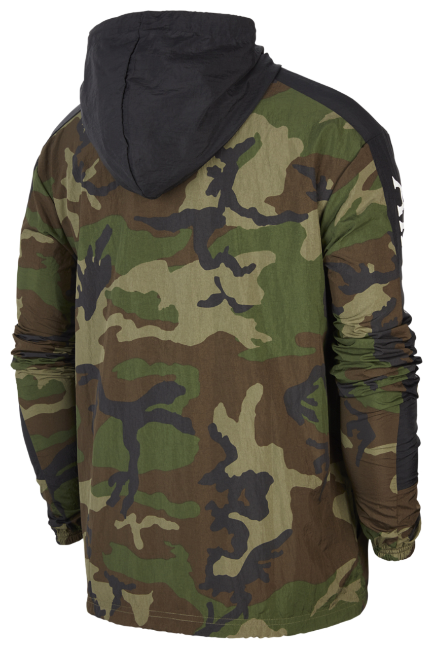 Nike Camo Mash Up Windbreaker Image 2 of 4. Tap to open photo gallery.