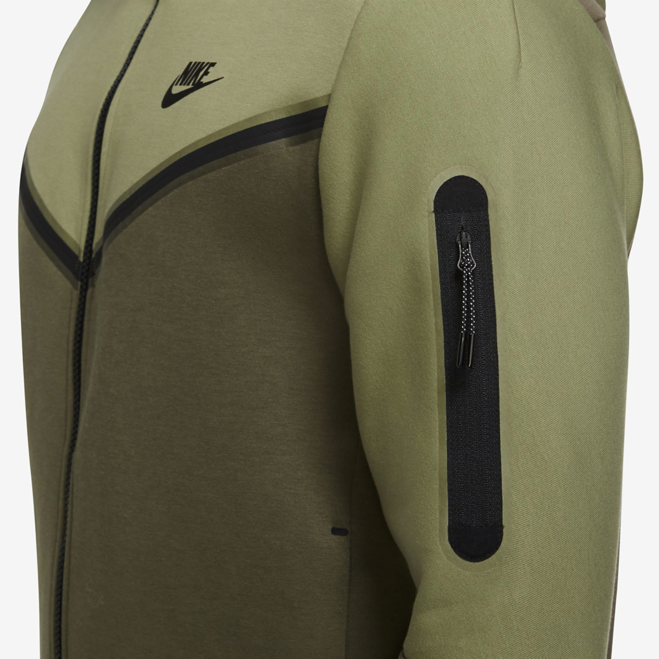 Nike Tech Fleece Full-Zip Hoodie Image 3 of 4. Tap to open photo gallery.