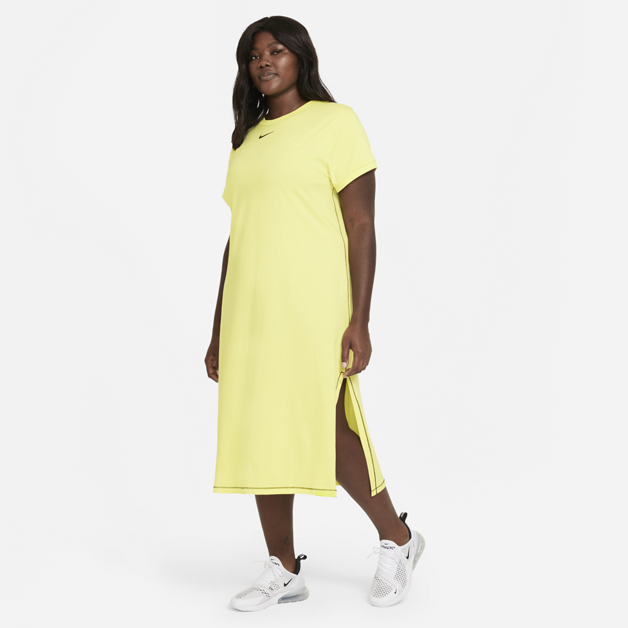 Nike Icon Clash Maxi Dress Image 1 of 4. Tap to open photo gallery.