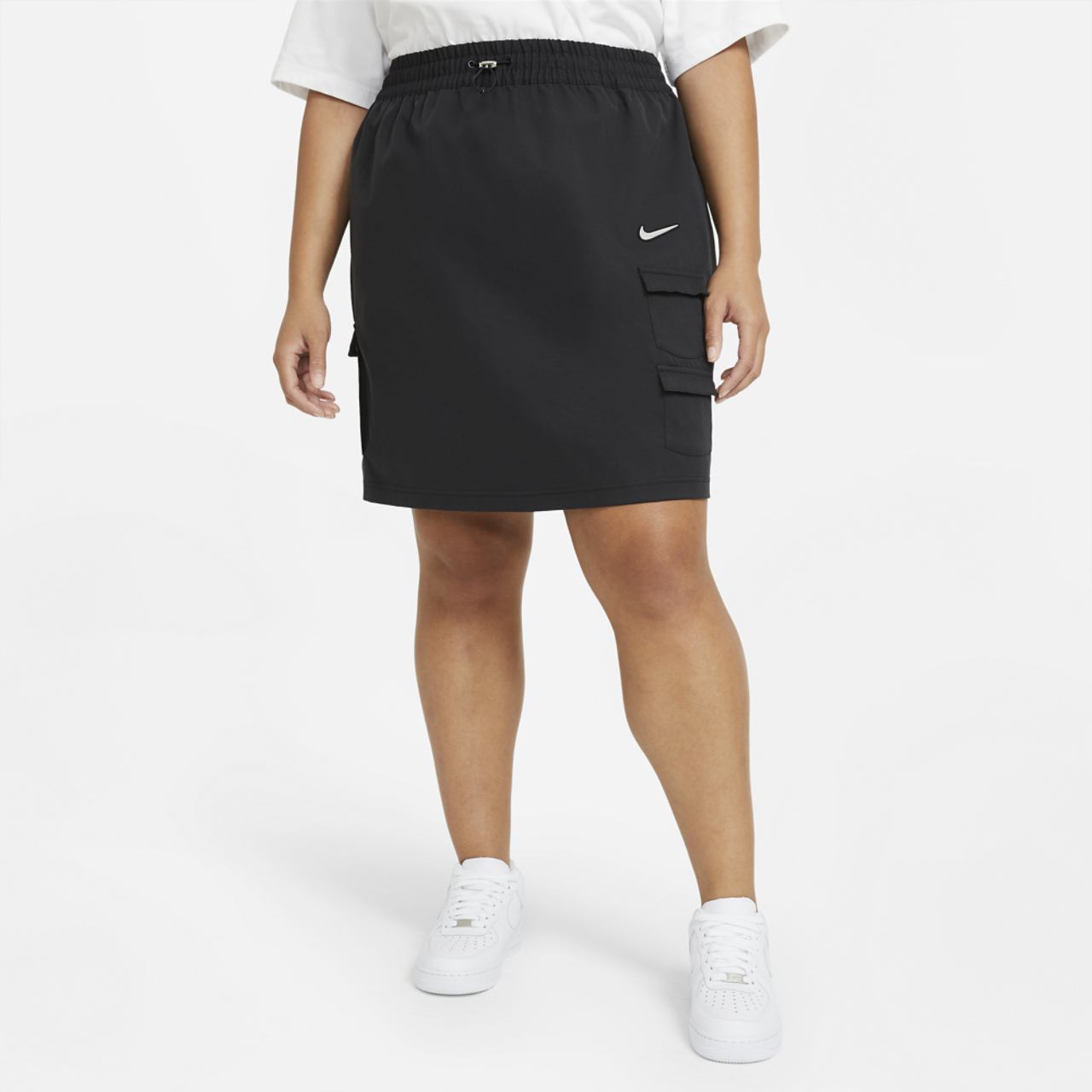 Nike Plus Size Swoosh Skirt Image 4 of 7. Tap to open photo gallery.