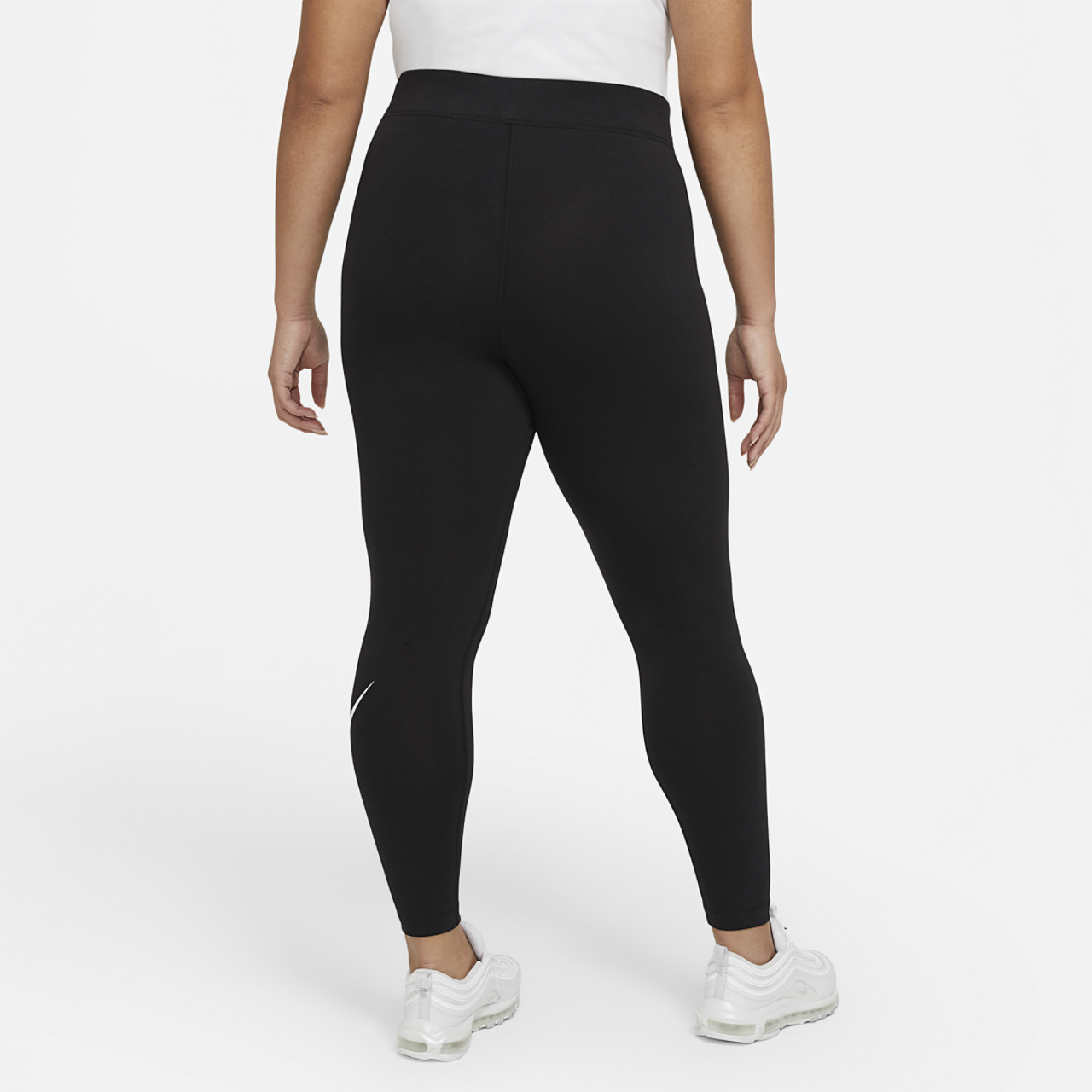 Nike Plus Size Essential Leggings 2.0 Image 2 of 4. Tap to open photo gallery.