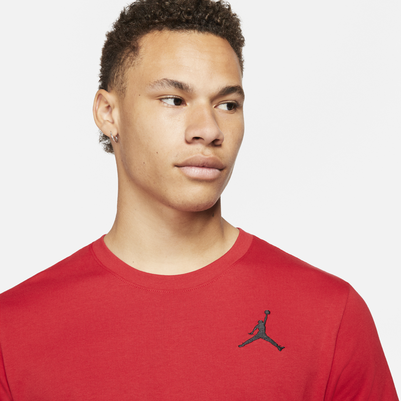 Jordan Jumpman Embroidered T-Shirt Image 4 of 4. Tap to open photo gallery.