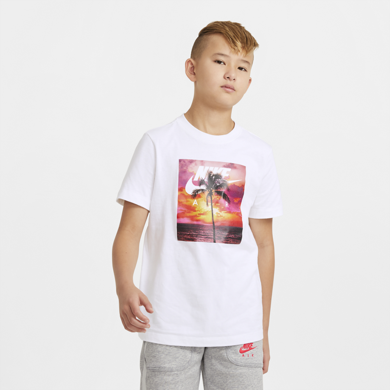 Nike Air Photo Palm S/S T-Shirt Image 1 of 3. Tap to open photo gallery.