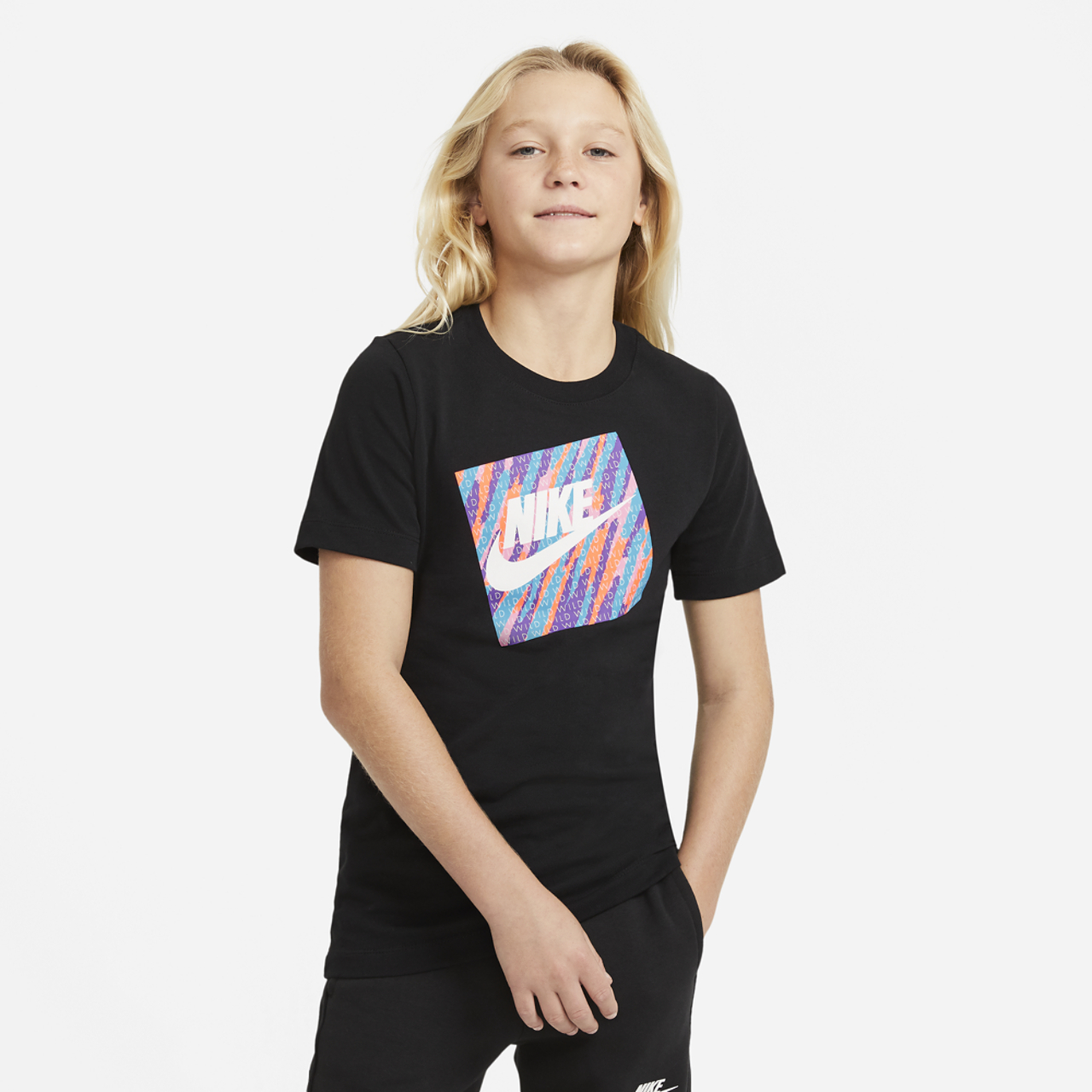 Nike NSW Crazy Wild T-Shirt Image 1 of 2. Tap to open photo gallery.