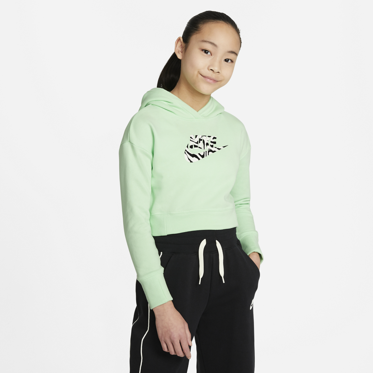 Nike Crop Hoodie Image 1 of 2. Tap to open photo gallery.