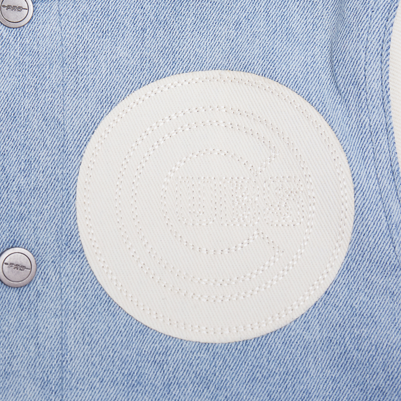 Pro Standard Chicago Cubs Denim Jacket Image 3 of 5. Tap to open photo gallery.