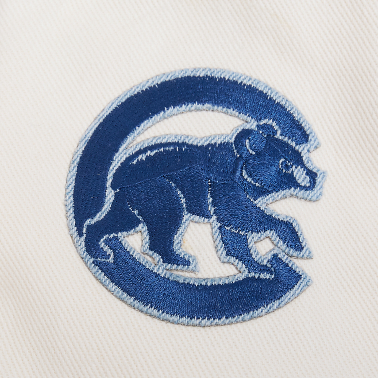 Pro Standard Chicago Cubs Denim Jacket Image 5 of 5. Tap to open photo gallery.