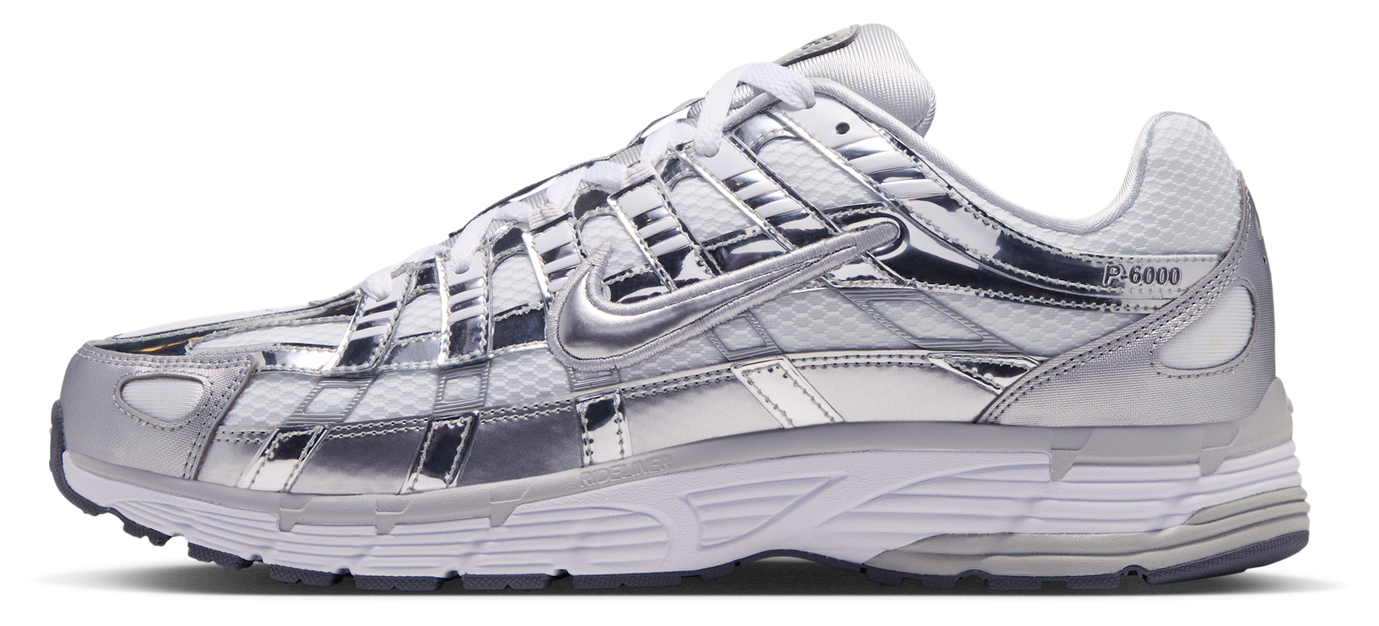 Nike P-6000 - Grey Fog/White/Metallic Silver - Image 2