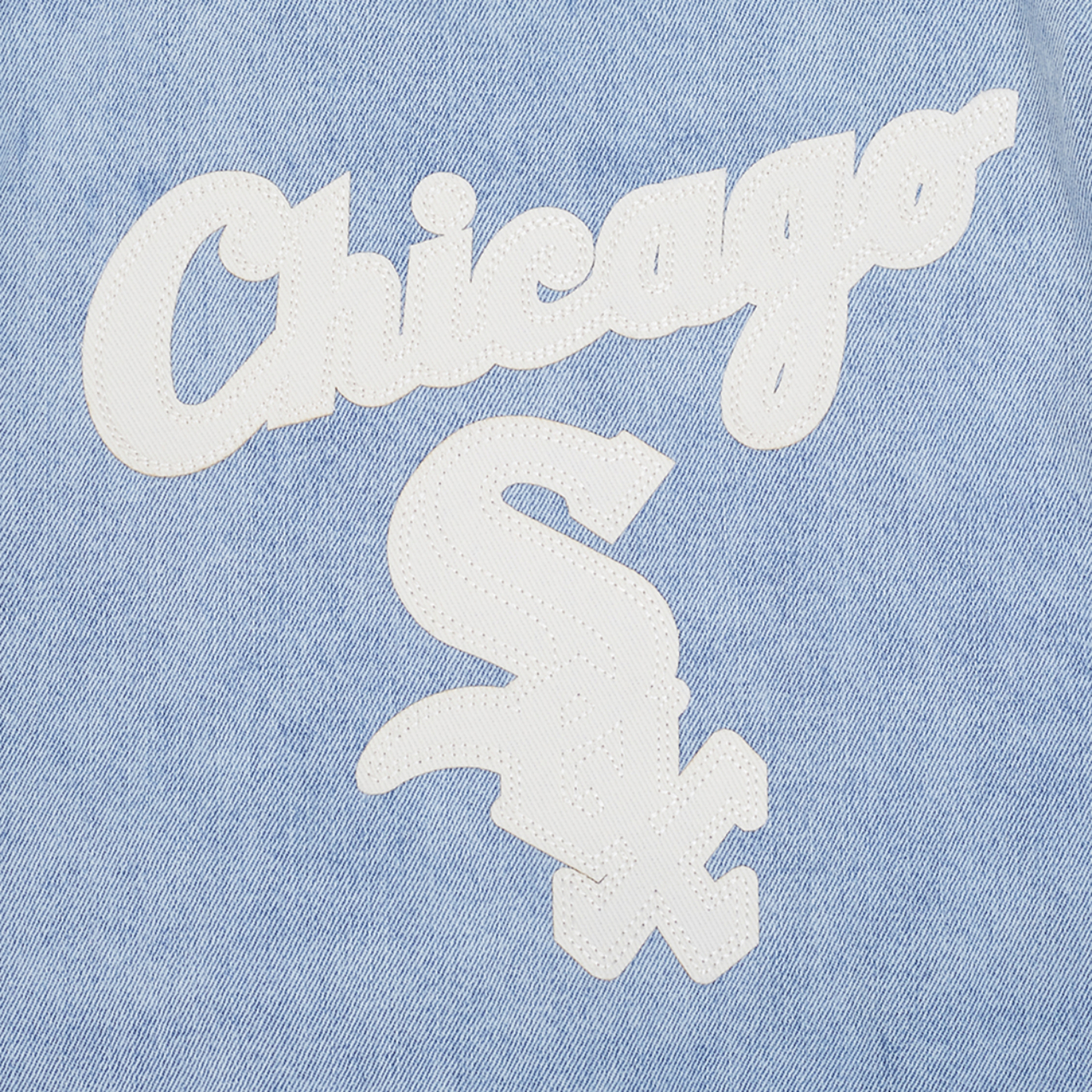 Pro Standard Chicago White Sox Denim Jacket Image 4 of 5. Tap to open photo gallery.