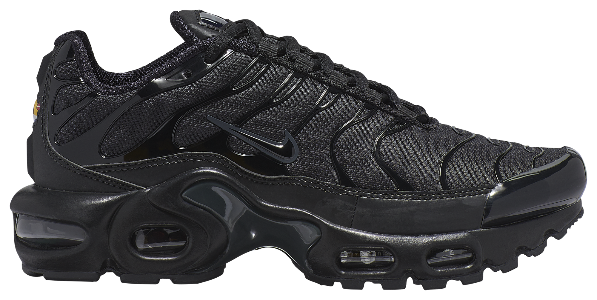 Nike Air Max Plus 童款 - Black/Black/Black - Image 2