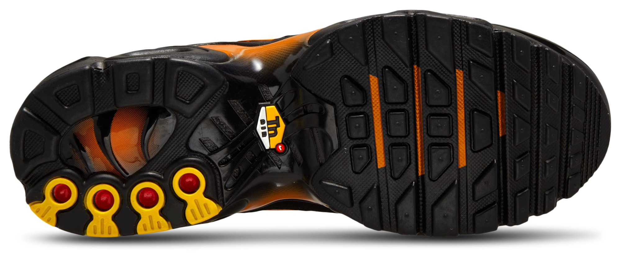 Nike Air Max Plus 童款 - Black/Total - Image 4