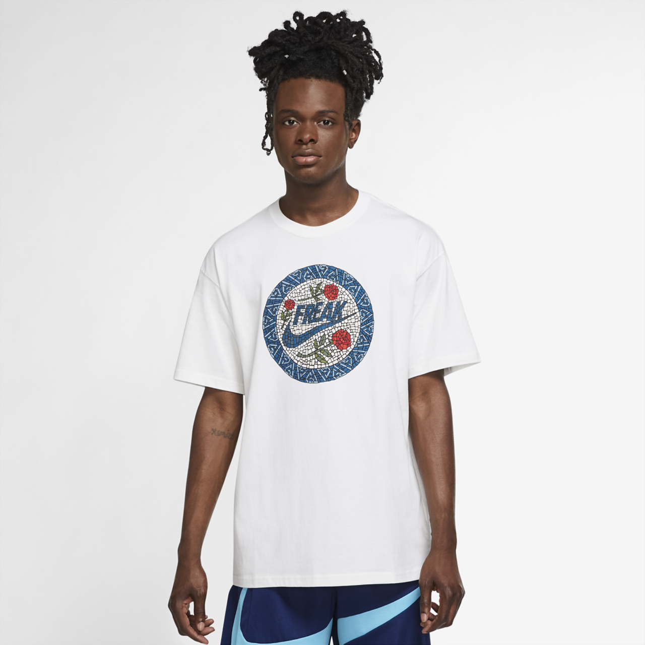 Nike Freak Swoosh Elevated 90 Tee Image 1 of 3. Tap to open photo gallery.