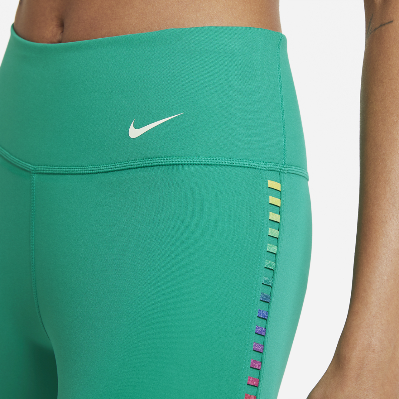 Nike One Rainbow Ladder 7/8 Tight Image 4 of 6. Tap to open photo gallery.