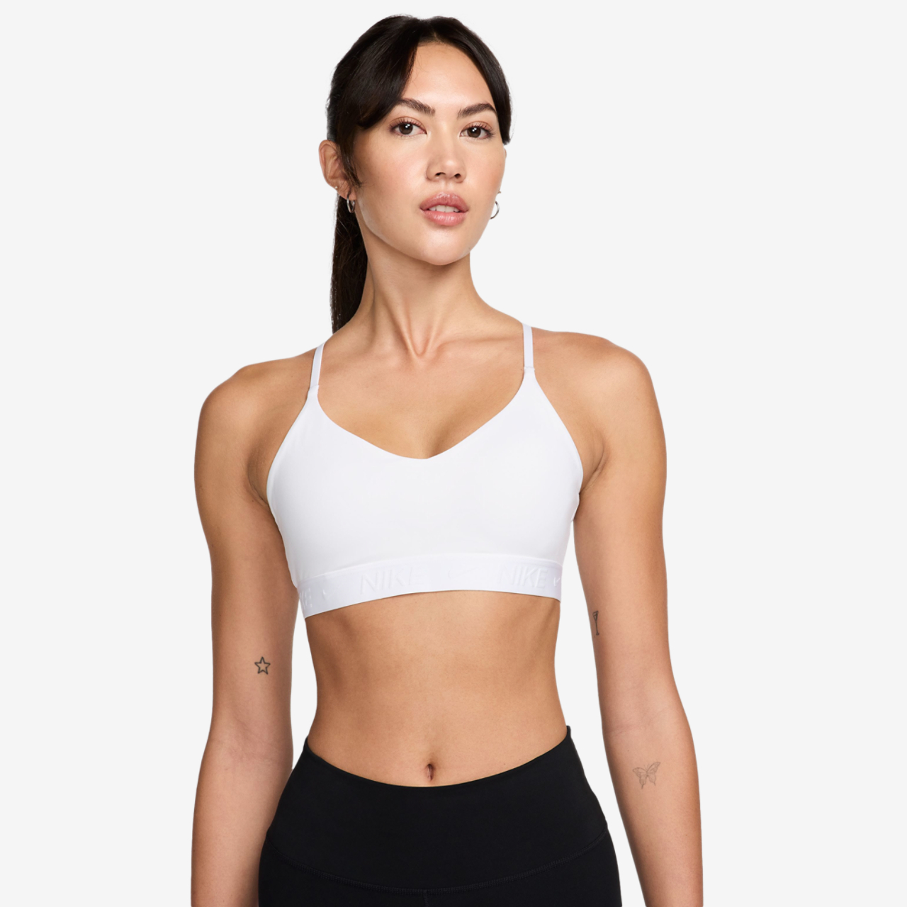 Nike Dri-FIT Indy Bra Image 1 of 5. Tap to open photo gallery.