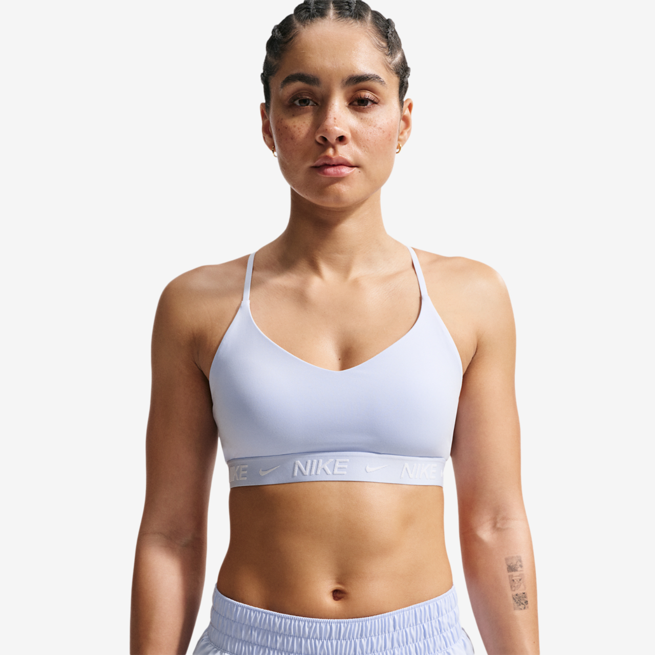 Nike Dri-FIT Indy Bra Image 1 of 6. Tap to open photo gallery.