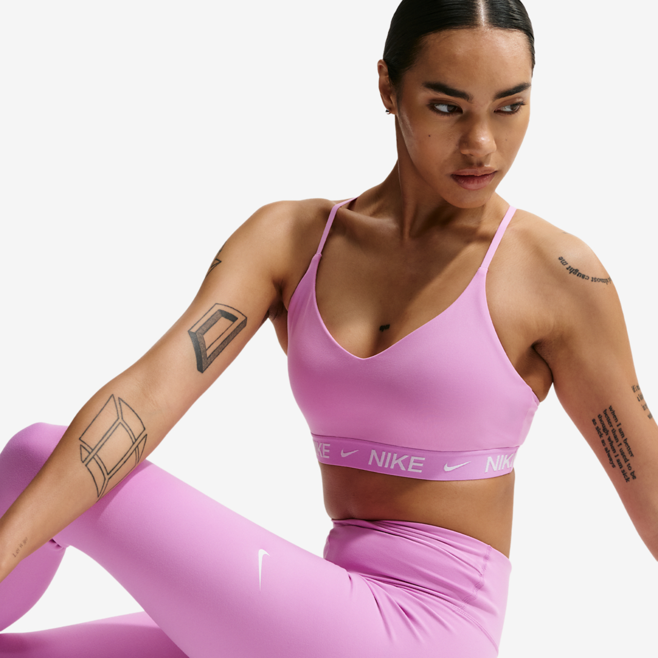 Nike Dri-FIT Indy Bra Image 3 of 5. Tap to open photo gallery.
