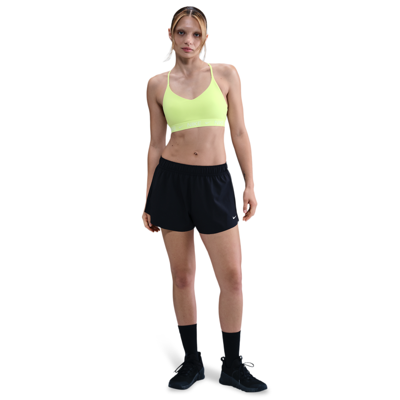 Nike Dri-FIT Indy Bra Image 4 of 5. Tap to open photo gallery.