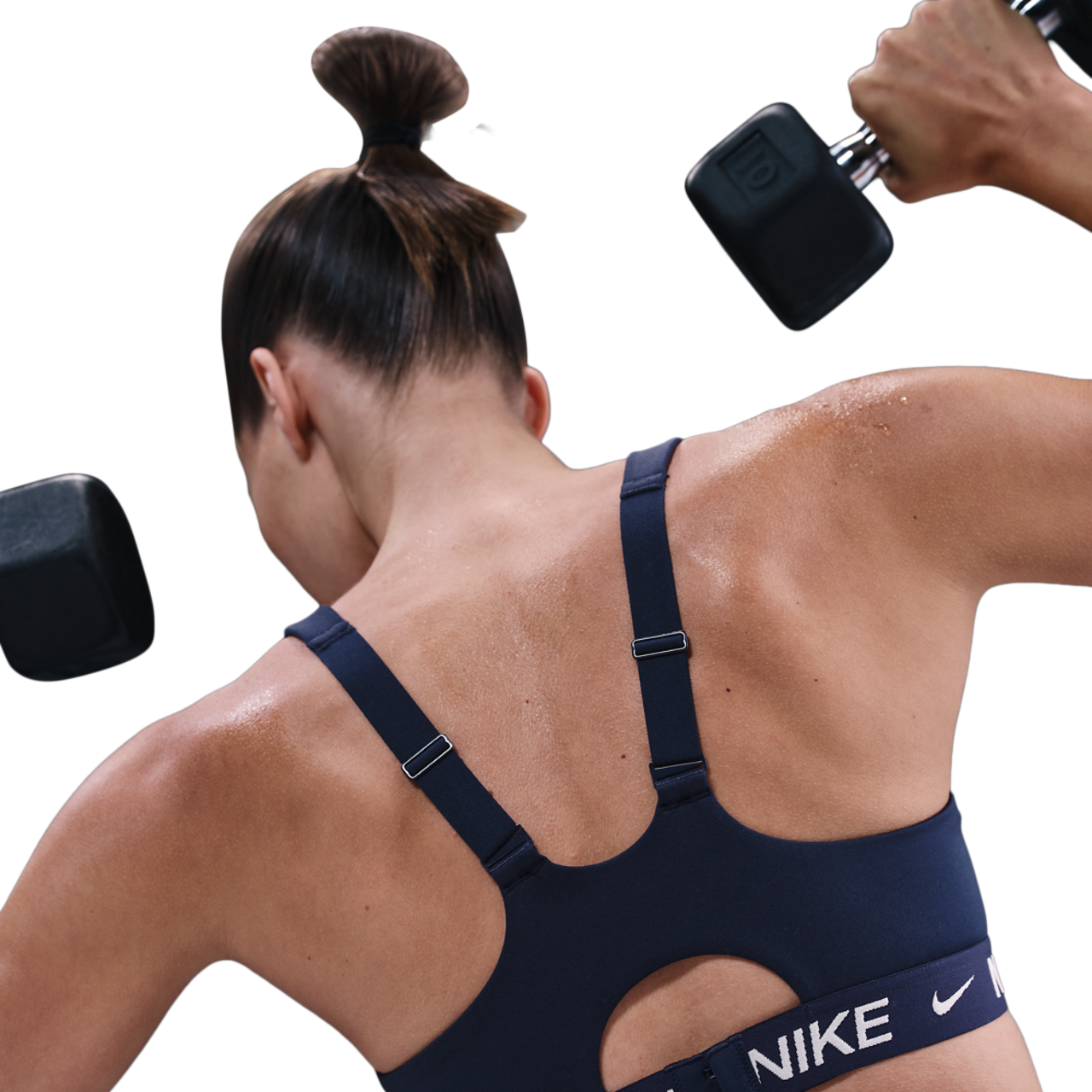 Nike Indy High DF Sports Bra Image 2 of 4. Tap to open photo gallery.