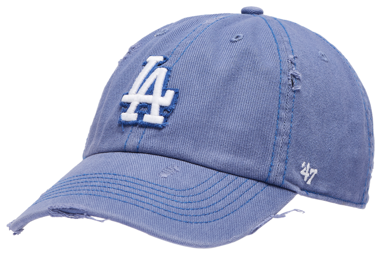 47 Brand Dodgers Weathered 47 Clean Up Cap - Men's | Foot Locker