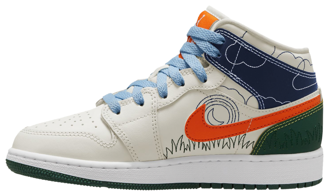 Jordan AJ 1 Mid SE Image 2 of 4. Tap to open photo gallery.