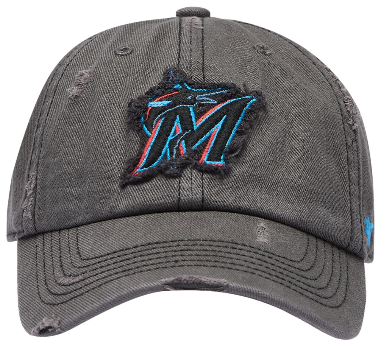 47 Brand Marlins Weathered 47 Clean Up Cap Image 2 of 5. Tap to open photo gallery.