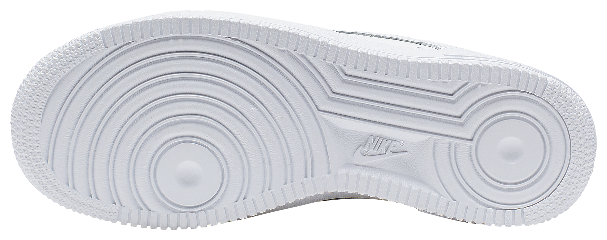 Nike Air Force 1 Low 童款 - White/White - Image 6