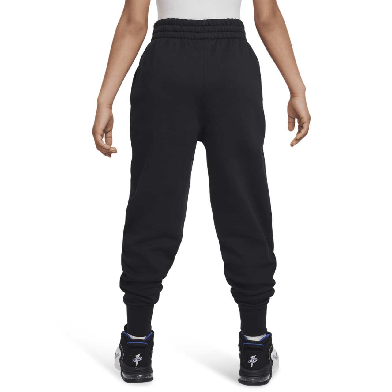 Nike NSW Club Fleece High Rise Pant LBR Image 2 of 5. Tap to open photo gallery.