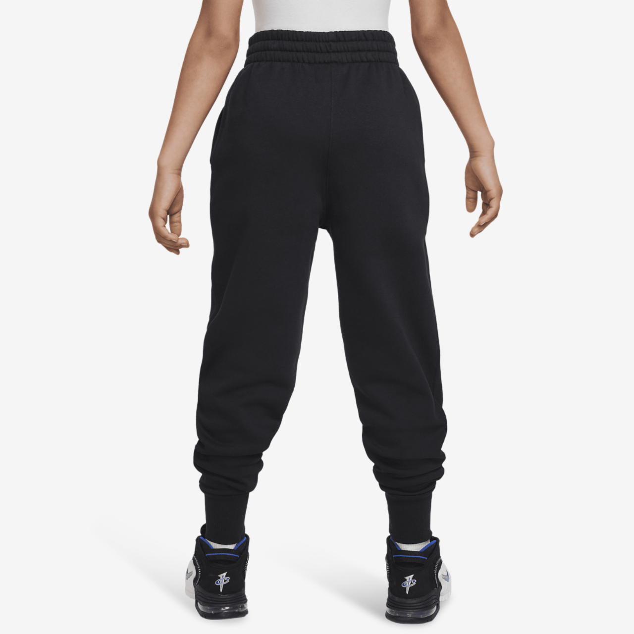 Nike NSW Club Fleece High Rise Pant LBR Image 2 of 5. Tap to open photo gallery.