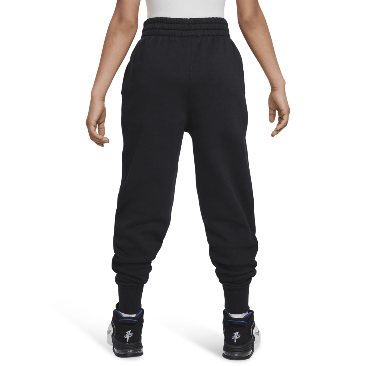 Nike NSW Club Fleece High Rise Pant LBR Image 2 of 5. Tap to open photo gallery.