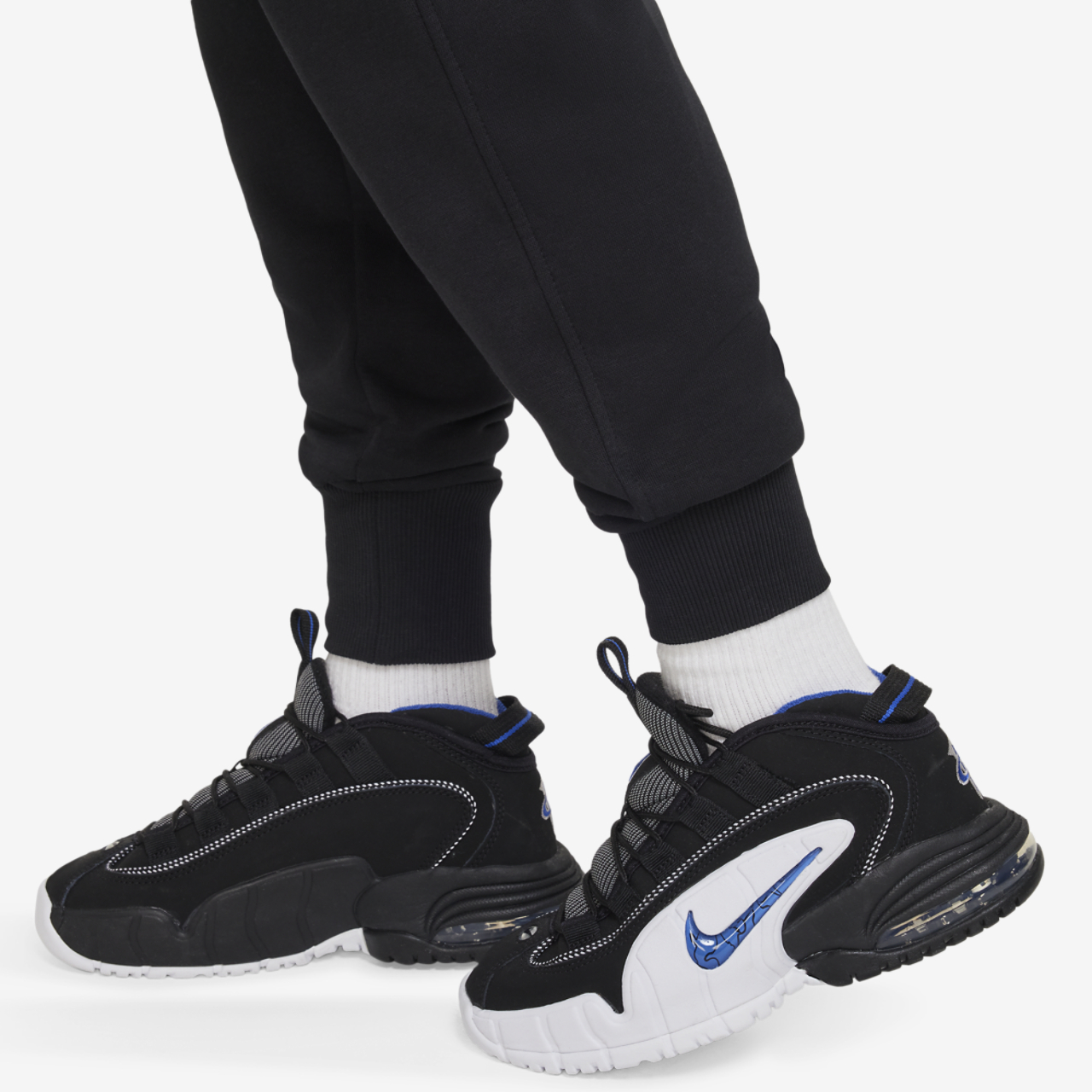 Nike NSW Club Fleece High Rise Pant LBR Image 5 of 5. Tap to open photo gallery.