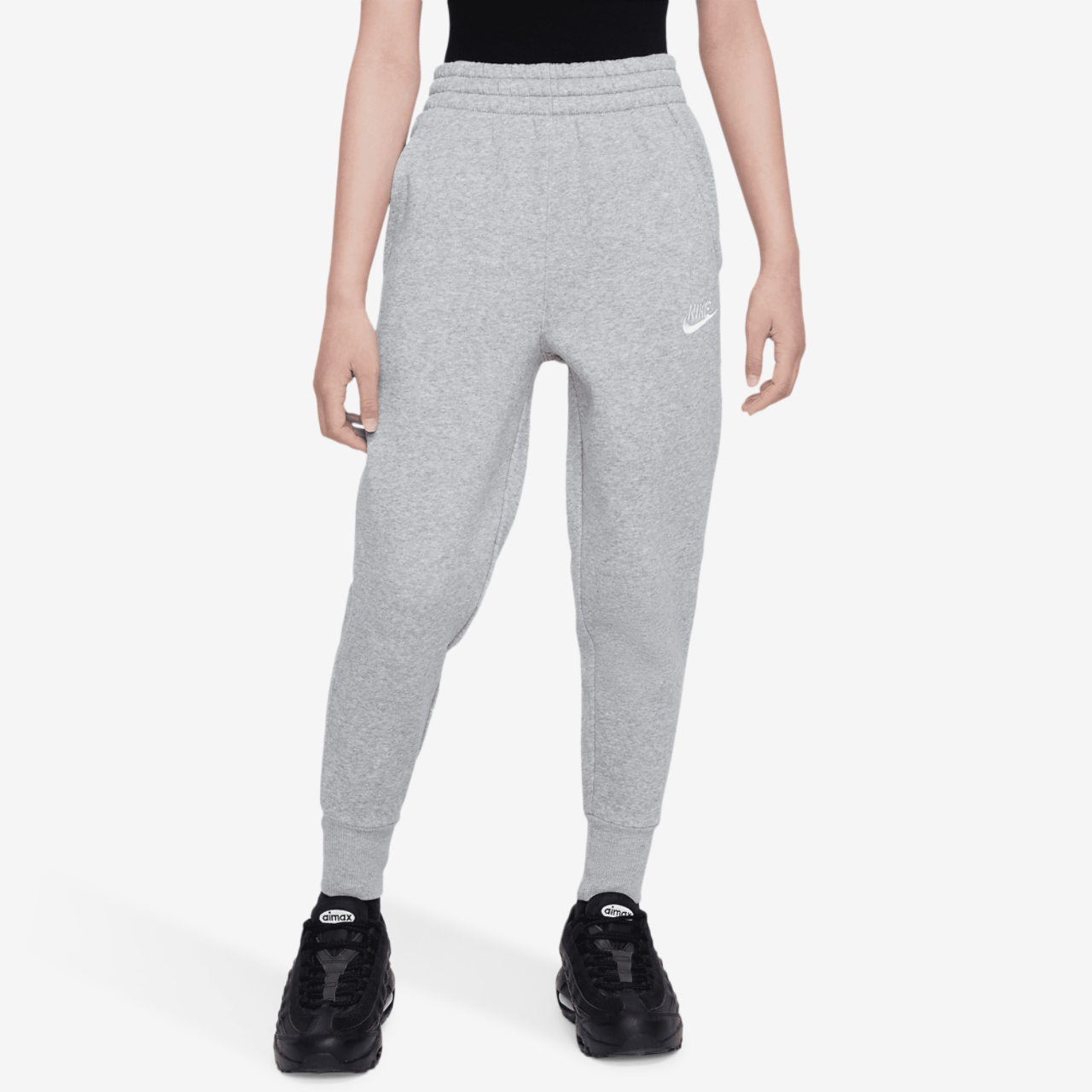 Nike NSW Club Fleece High Rise Pant LBR Image 1 of 5. Tap to open photo gallery.