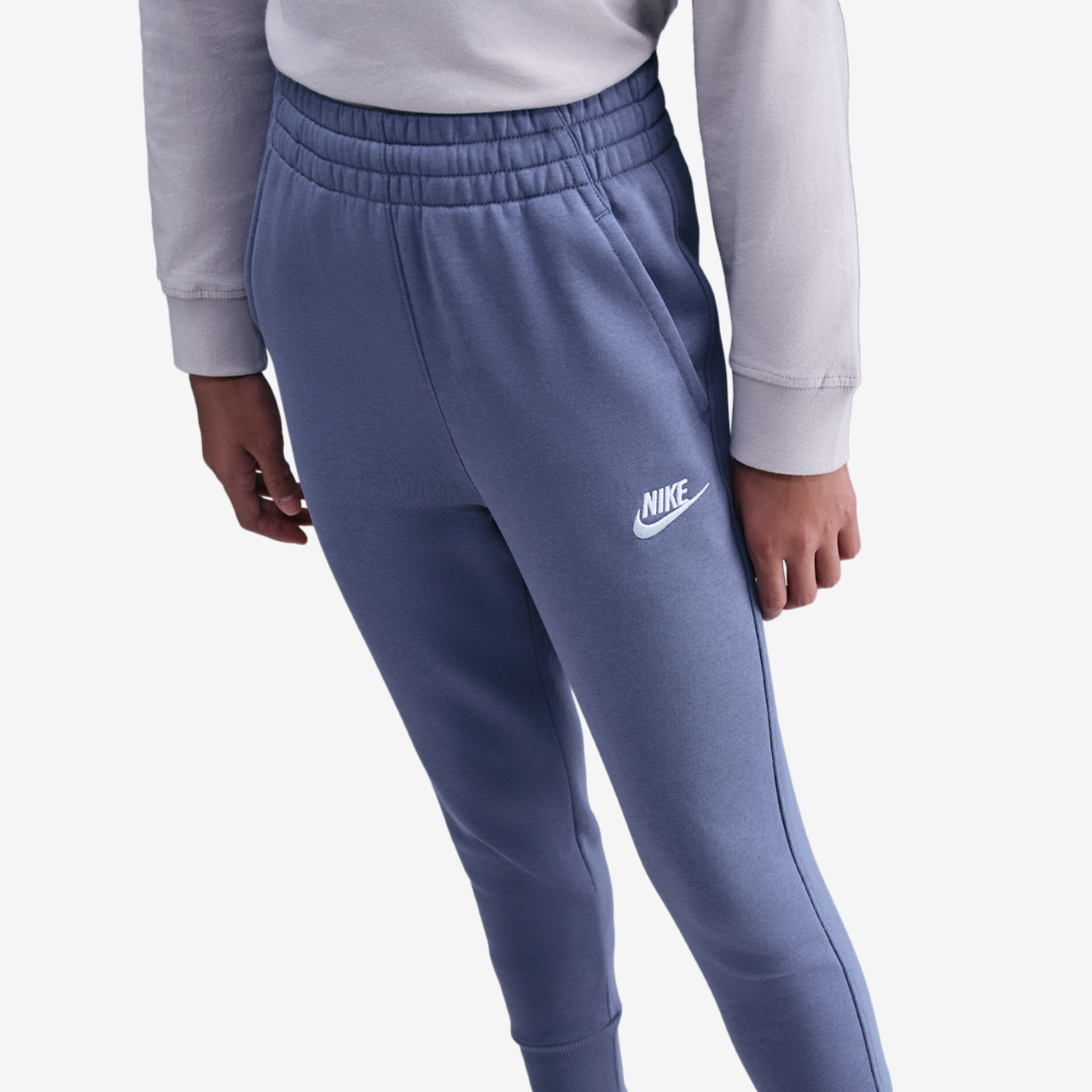 Nike NSW Club Fleece High Rise Pant LBR Image 1 of 4. Tap to open photo gallery.