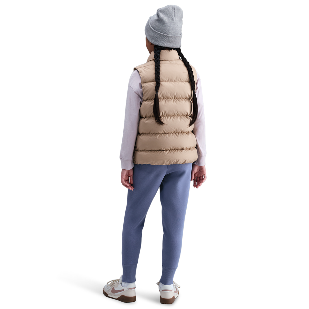 Nike NSW Club Fleece High Rise Pant LBR Image 4 of 4. Tap to open photo gallery.