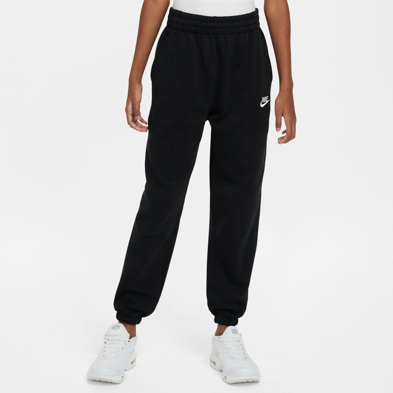 Nike NSW Club LBR Oversized Fleece Pants Image 1 of 2. Tap to open photo gallery.