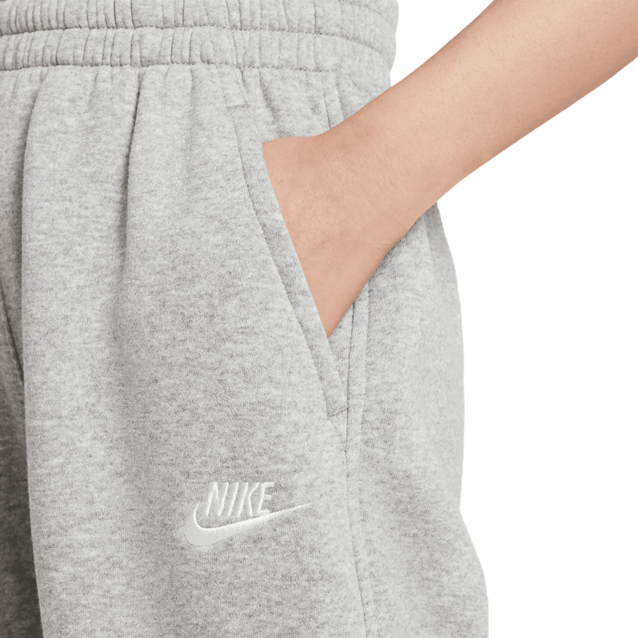 Nike NSW Club Fleece Loose Pants Image 4 of 6. Tap to open photo gallery.