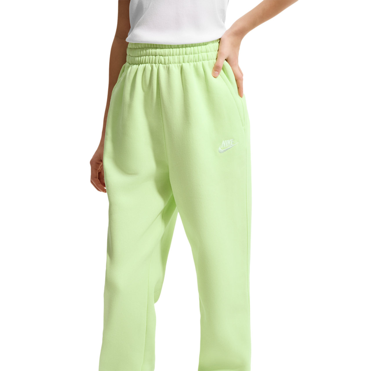 Nike NSW Club Fleece Loose Pants Image 1 of 5. Tap to open photo gallery.