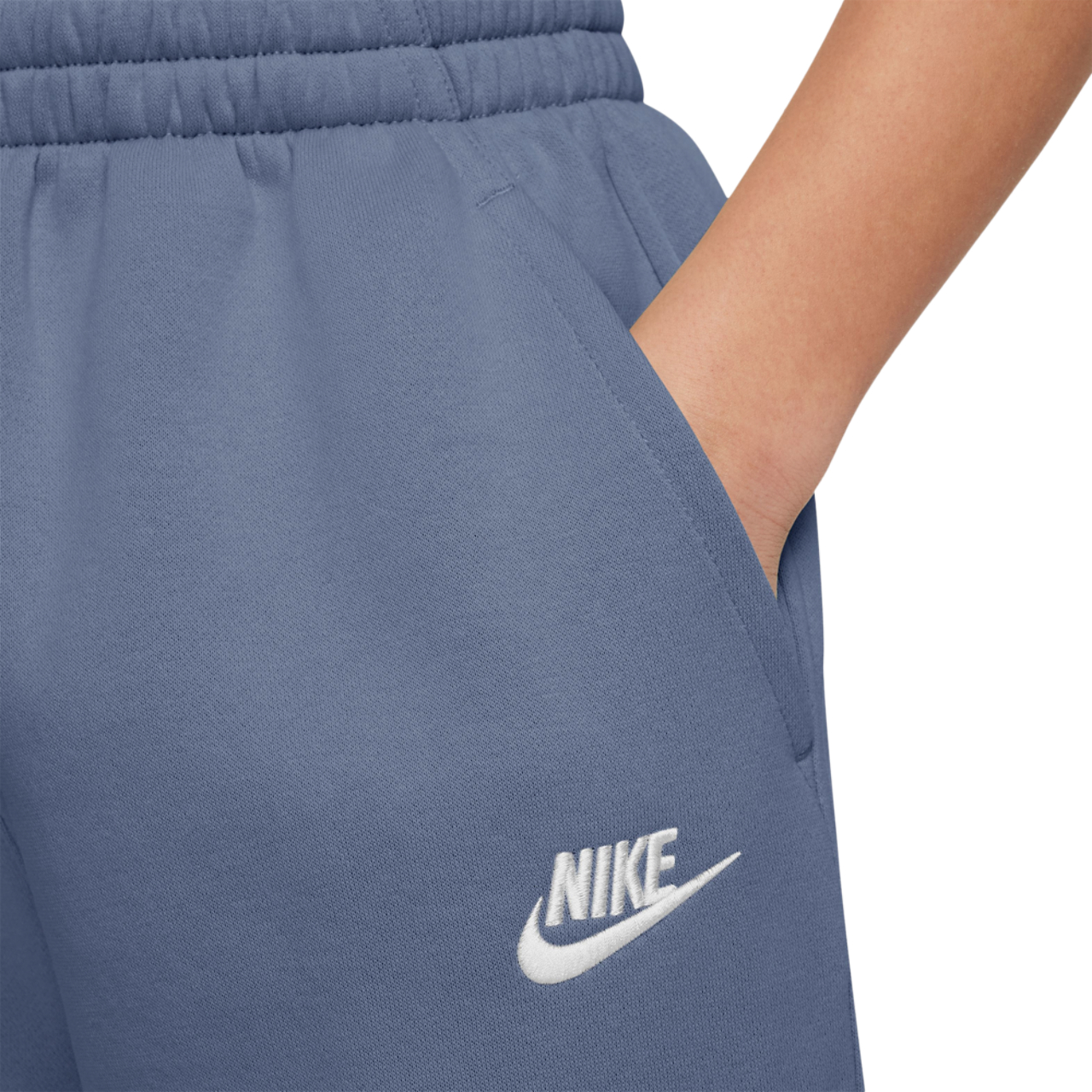 Nike NSW Club LBR Oversized Fleece Pants Image 3 of 3. Tap to open photo gallery.