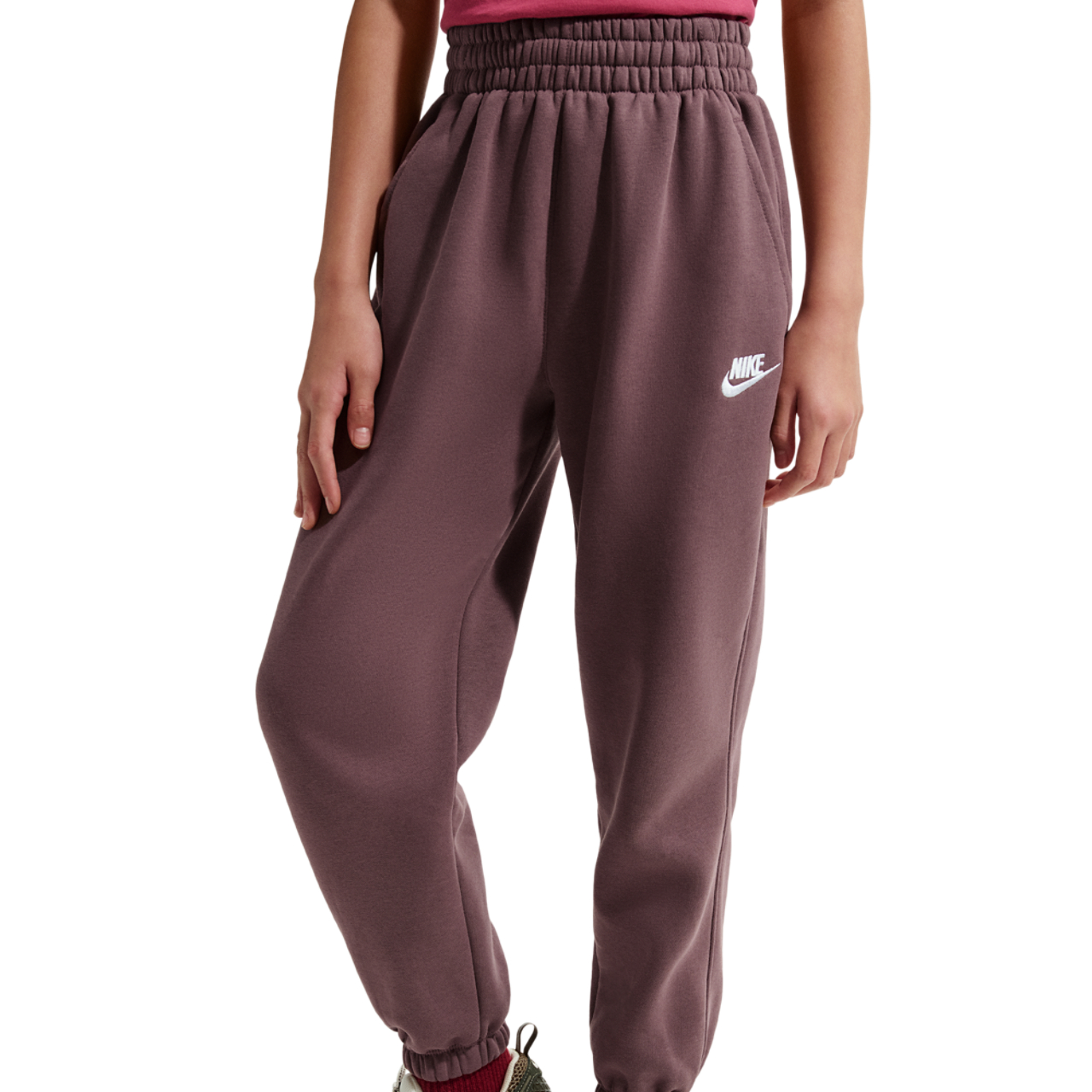 Nike NSW Club Fleece Loose Pants Image 1 of 4. Tap to open photo gallery.