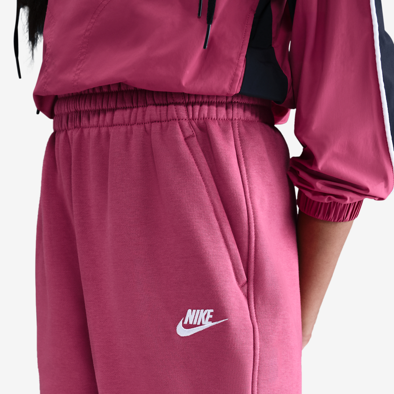 Nike NSW Club Fleece Loose Pants Image 1 of 4. Tap to open photo gallery.