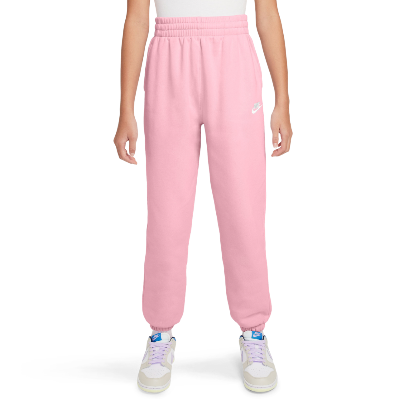 Nike NSW Club LBR Oversized Fleece Pants Image 1 of 3. Tap to open photo gallery.