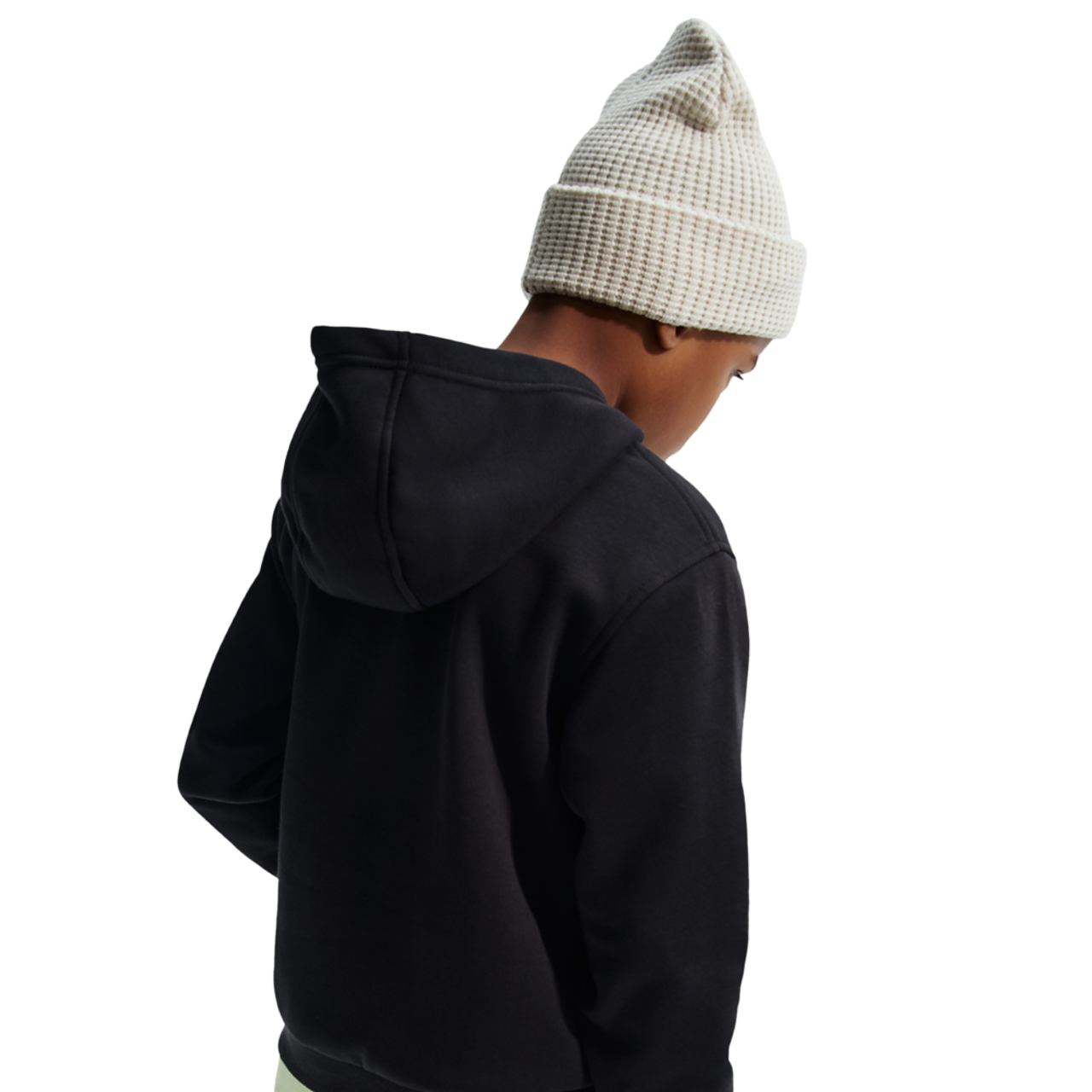 Nike NSW Club HBR Fleece Hoodie Image 5 of 7. Tap to open photo gallery.