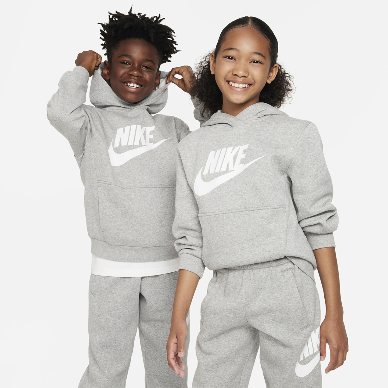Nike NSW Club HBR Fleece Hoodie Image 1 of 3. Tap to open photo gallery.