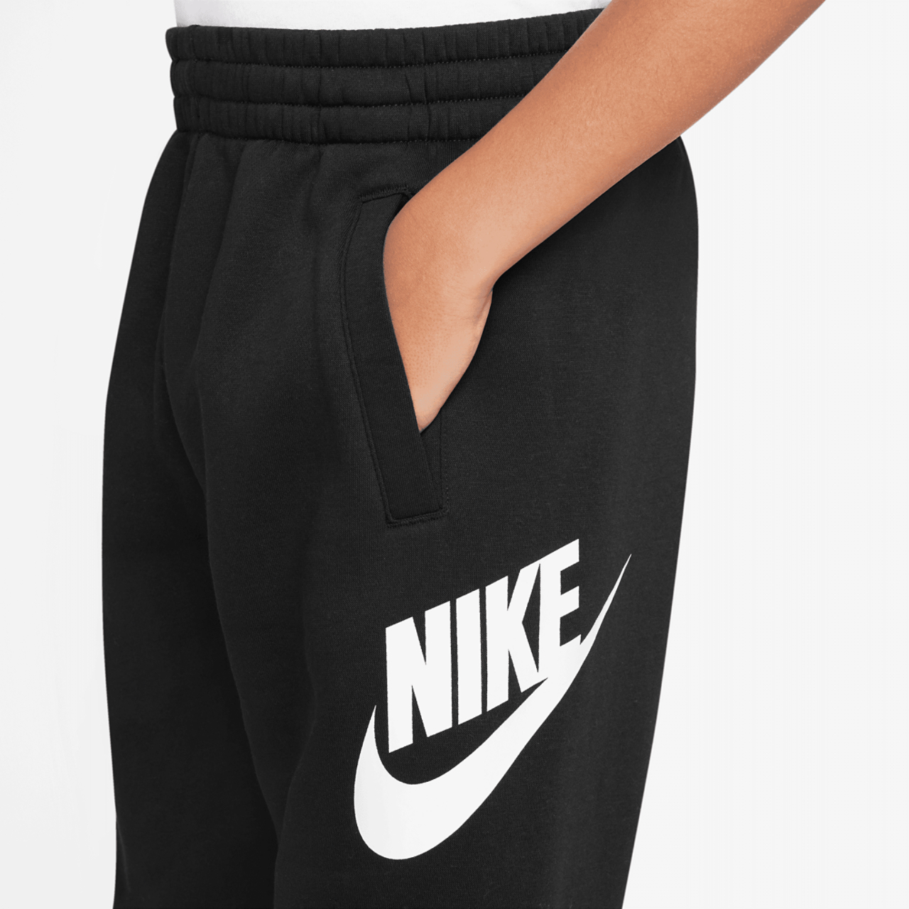 Nike NSW Club HBR Fleece Joggers Image 4 of 4. Tap to open photo gallery.